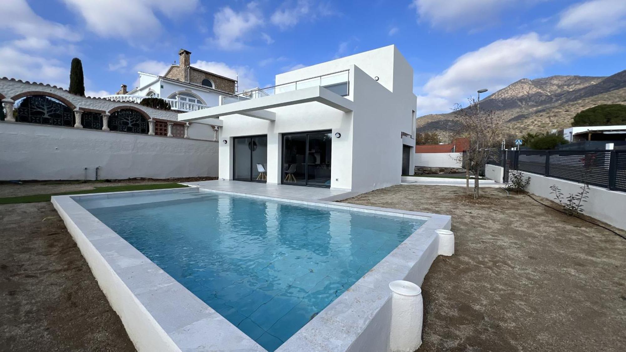 Palau Saverdera Casa Moderna Roses Con Piscina Y Jardin Mas Bosca, Roses 빌라 외부 사진