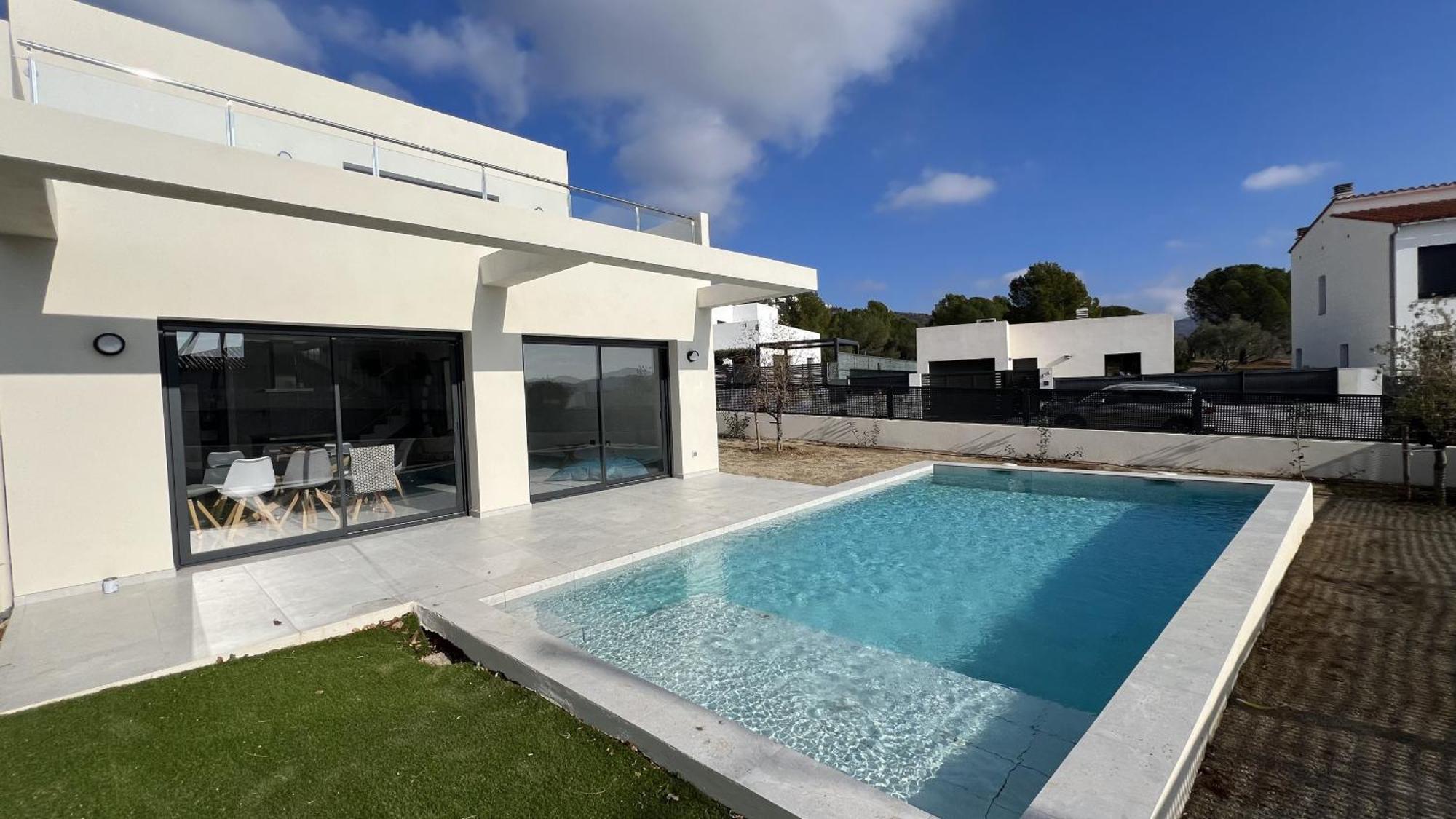 Palau Saverdera Casa Moderna Roses Con Piscina Y Jardin Mas Bosca, Roses 빌라 외부 사진