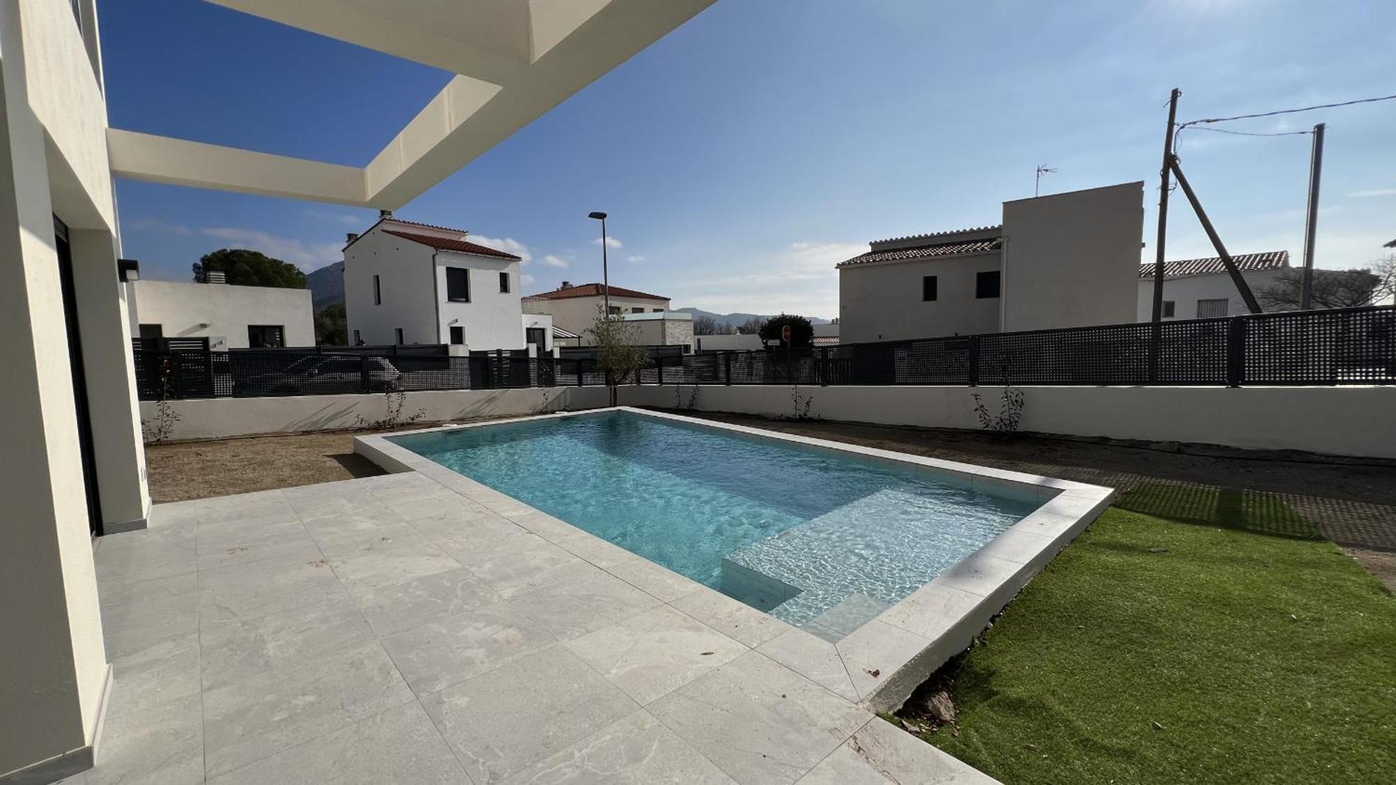 Palau Saverdera Casa Moderna Roses Con Piscina Y Jardin Mas Bosca, Roses 빌라 외부 사진